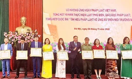 Hà Nội hưởng ứng 10 năm thực hiện Ngày Pháp luật Việt Nam