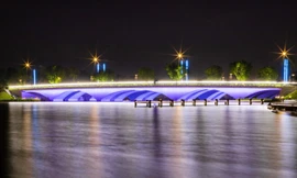 Mục sở thị những cây cầu đẹp như tranh trong lòng thành phố xanh Ecopark