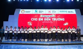 94.5% học sinh nhận học bổng “Cho em đến trường” đạt thành tích Khá Giỏi dù hoàn cảnh khó khăn