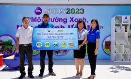 Hơn 1.000 học sinh tham gia dự án 'Môi trường xanh, nâng cánh ước mơ' cùng công ty P&G Việt Nam 