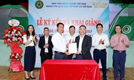 Học viện Nông Nghiệp Việt Nam phối hợp HV Nason đưa golf vào giảng dạy