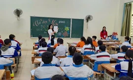 Gần 700 thiếu nhi Hải Phòng hào hứng tham dự cuộc thi 'Chữ đẹp Việt lần 2'