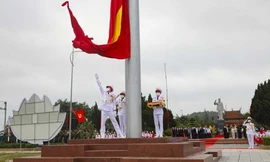 Lễ thượng cờ khánh thành Cột cờ chủ quyền trên đảo Cô Tô