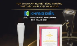 Trao giải Top 50 DN tăng trưởng xuất sắc, Top 10 chủ đầu tư bất động sản uy tín Việt Nam 