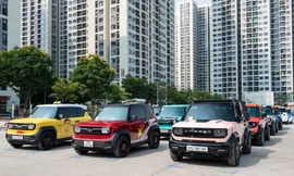 Hàng trăm xe VinFast VF 3 khoe sắc 'đốt cháy' bầu không khí 3 miền 