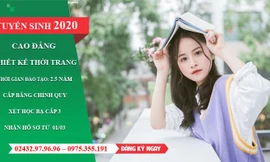 Cao đẳng thiết kế thời trang Hà Nội xét tuyển học bạ THPT