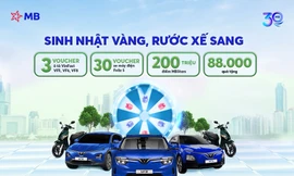 MB triển khai chương trình gửi tiền 'Sinh nhật vàng – Rước xế sang', trị giá lên đến 12 tỷ đồng