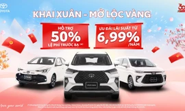 Toyota Việt Nam 'Khai xuân - Mở lộc vàng' cho khách hàng mua Vios, Veloz Cross, Avanza Premio