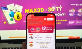 Xổ số tự chọn Max 3D lên kệ hàng Vietlott SMS 
