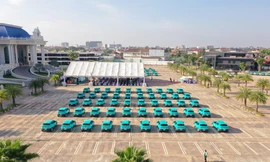 GSM khai trương dịch vụ taxi điện tại Lào, hướng tới phổ cập phương thức di chuyển xanh tại Đông Nam Á