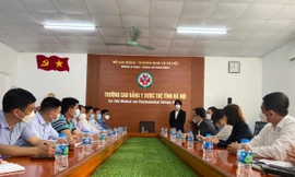 Đoàn công tác đến từ Nhật Bản đến thăm và làm việc tại Cao đẳng Y Dược Tuệ Tĩnh Hà Nội 