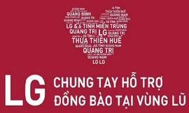 LG chung tay hỗ trợ đồng bào vùng lũ với các hoạt động thiết thực