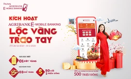 'Kích hoạt Agribank E-Mobile Banking -Lộc vàng trao tay'