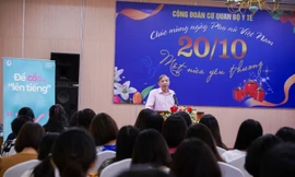 Công đoàn Cơ quan Bộ Y tế phối hợp cùng Roche Việt Nam tổ chức buổi nói chuyện Chăm sóc sức khỏe phụ nữ 