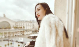 Trần Huyền Nhung Style sành điệu trên đường phố Châu Âu