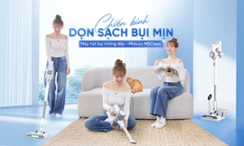 Máy hút bụi quét sàn không dây Masuto MSClean 'dọn sạch' bụi mịn với lực hút 30.000PA 