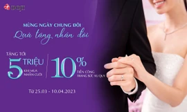 Mừng ngày chung đôi – Quà tặng nhân đôi cùng trang sức cưới DOJI