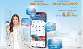 Tặng 200.000 VND cùng cơ hội trúng 10 cây vàng cho khách hàng sử dụng VietinBank iPay