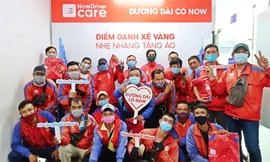 NowFood dành mỗi tháng 100 triệu cho quỹ Chăm sóc tài xế 