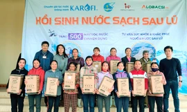 Karofi hồi sinh nước sạch sau lũ: Tặng 500 máy lọc chuyên biệt cho miền Trung