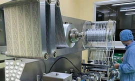  Dây truyền sản xuất sản phẩm Vitamin C tại nhà máy Eloge France Việt Nam