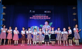 Cuộc thi nhận được sự hưởng ứng tích cực của các em học sinh