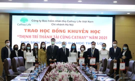 Chương trình học bổng 'Thịnh Trí Thành Tài Cùng Cathay – 2021'