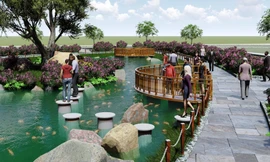 Khu du lịch điện mặt trời An Hảo - Viên ngọc sáng trên vùng bán sơn địa