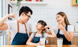 SEANUTS II: Uống sữa vào bữa sáng giúp trẻ tăng khả năng hấp thu canxi và vitamin D