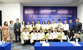 Lễ trao học bổng Panasonic 2020 được tổ chức trong không khí đầm ấm, vui tươi tại Trung tâm công nghệ cao Panasonic Risupia Việt Nam