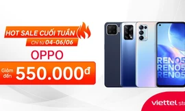 Viettel Store giảm giá mạnh nhiều smartphone OPPO trong 3 ngày cuối tuần