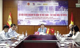 Thứ trưởng Đỗ Thắng Hải chủ trì tại Hội nghị giao thương trực tuyến cơ hội kinh doanh và đầu tư Việt Nam - Tây Ban Nha từ EVFTA 2020 tại Việt Nam