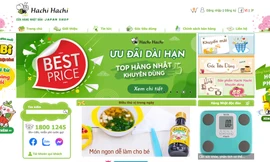 Jetro cùng Hachi Hachi và Kamereo bày bán sản phẩm Japan Mall trên kênh bán hàng Online