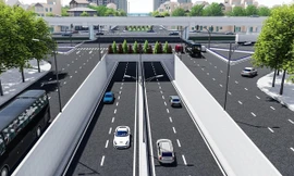 Mô hình hầm chui Lê Văn Lương – Vành đai 3