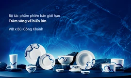 Giải mã bộ tác phẩm “Trăm sông về biển lớn” VIB dành tặng khách hàng tiền gửi