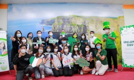 Không gian văn hóa Ireland 'thu nhỏ' ngay tại UEF