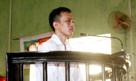 Nguyễn Đức Tiềm tại phiên tòa sơ thẩm ngày 30-8