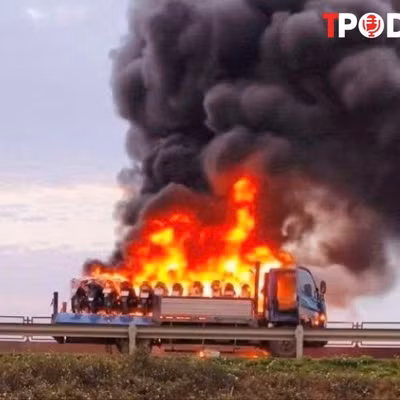 NÓNG 27/2: Vụ tài xế bật khóc vì ô tô chở nhiều xe máy bốc cháy: ‘Tiền đền bù là gánh nặng lớn’