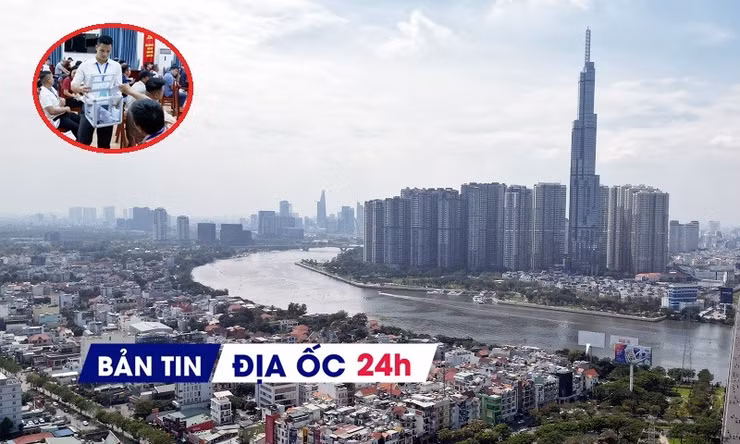 Địa ốc 24H: Đấu giá đất xã ven Hà Nội bình quân 3,5 tỷ đồng/lô; giá nhà liền thổ TPHCM giảm