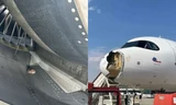 Máy bay chở 182 người bị vỡ đầu, gãy cánh quạt