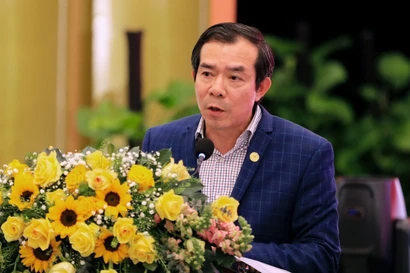 Ông Vũ Quang Bảo - Chủ tịch Tập đoàn BB Group chia sẻ tại buổi làm việc.