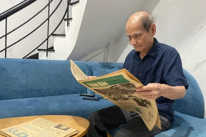 Nhà thơ Thanh Quế. Ảnh: Nhật Thanh 