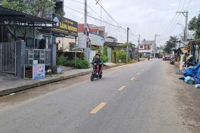 Một góc làng biển Bình Minh hôm nay