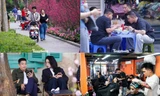 Gác lại công việc, người Hà Nội thong dong xuống phố ăn phở, uống cà phê