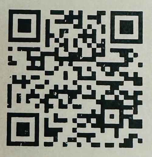 Người dân có thể quét mã Qr code để tải tài liệu ôn luyện.