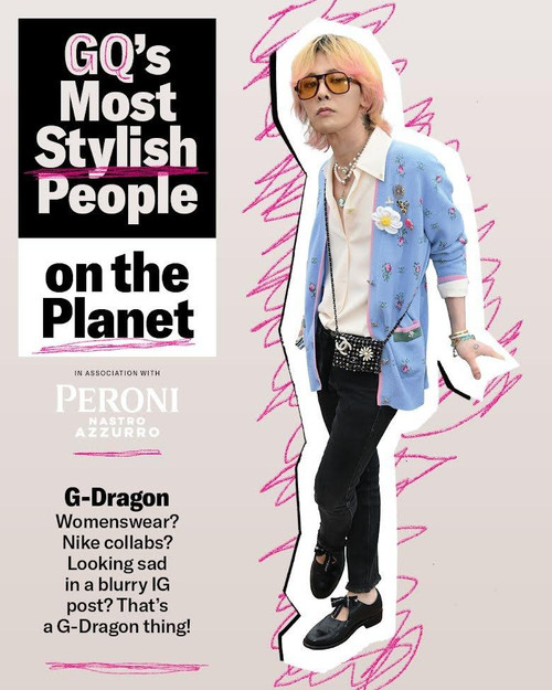 G-Dragon được bình chọn vào danh sách Những người phong cách nhất hành tinh năm 2023 của tạp chí QG Anh. Ảnh: QG Anh. G-Dragon được bình chọn vào danh sách Những người phong cách nhất hành tinh năm 2023 của tạp chí QG Anh. Ảnh: QG Anh.
