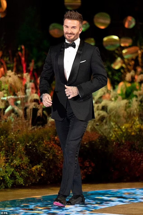 David Beckham được mời đến Earthshot Prize để trao giải Build a Waste-Free World. Ảnh: PA.