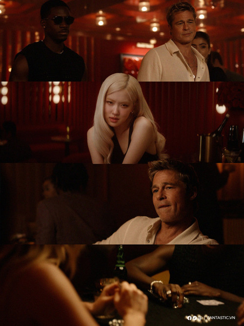 Rosé gián tiếp xuất hiện cùng Brad Pitt trong MV mới. Rosé gián tiếp xuất hiện cùng Brad Pitt trong MV mới.