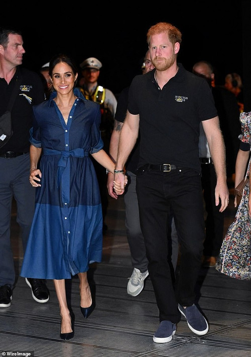 Harry và Meghan tham gia Thế vận hội Invictus ở Dusseldorf vào tháng 9/2023. Ảnh: WireImage. Harry và Meghan tham gia Thế vận hội Invictus ở Dusseldorf vào tháng 9/2023. Ảnh: WireImage.