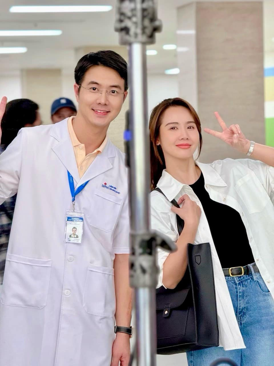 Đức Hiếu trở thành tình địch của Mạnh Trường trong phim.